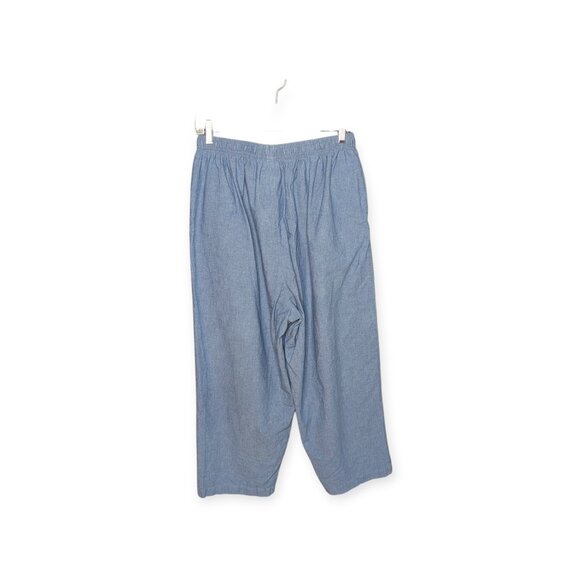 Cabin Creek Women's Lightweight Denim Casual Crop Pants w/Elastic Waist Size 18 - Picture 4 of 13